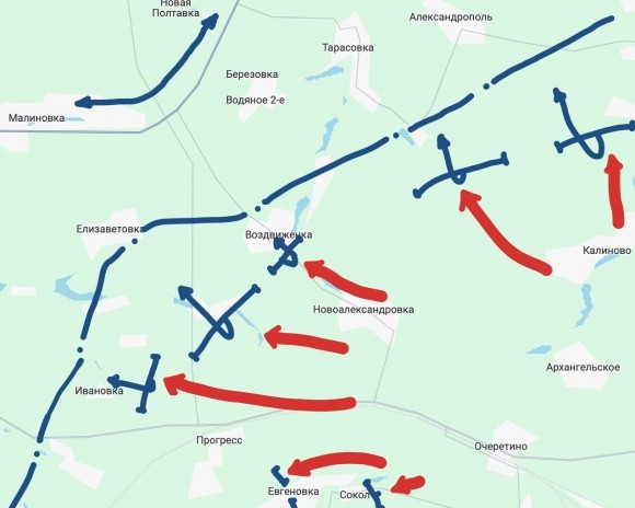 Военкоры: силы ВСУ отступают на Авдеевском участке фронта