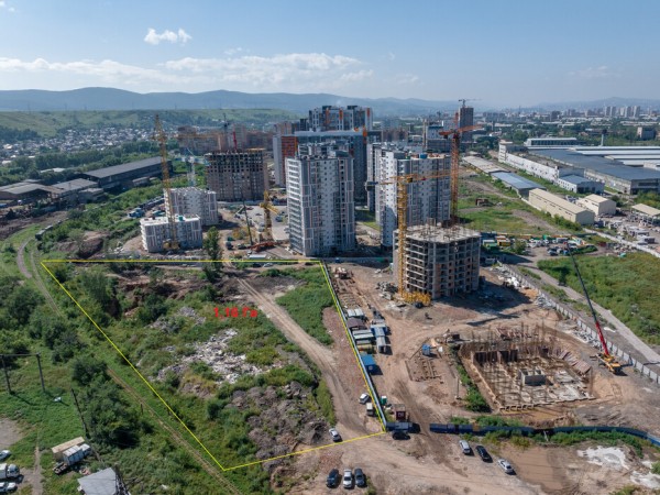 В Красноярске под многоэтажную жилую застройку выставлены на продажу два земельных участка площадью 1,16 га В Красноярске под многоэтажную жилую застройку выставлены на продажу два земельных участка площадью 1,16 га