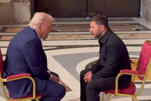 Зеленский заявил, что разговор с Трампом в Ватикане был &laquo;лучшим из всех&raquo;