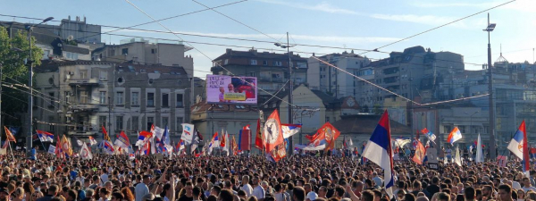 Стеван Гайич: События в Сербии — общенародное восстание против антинародной криминальной натовской власти Стеван Гайич: События в Сербии — общенародное восстание против антинародной криминальной натовской власти