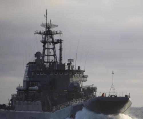 Пресс-служба Северного флота: корабль ВМФ РФ вышел в Баренцево море Пресс-служба Северного флота: корабль ВМФ РФ вышел в Баренцево море