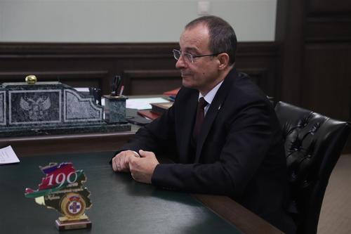 Председатель ЗСК Юрий Бурлачко встретился с главой департамента ветеринарии Краснодарского края Романом Кривоносом Председатель ЗСК Юрий Бурлачко встретился с главой департамента ветеринарии Краснодарского края Романом Кривоносом